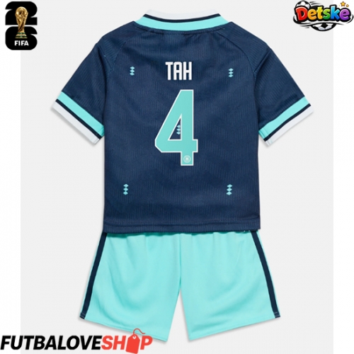 Dres Nemecko Jonathan Tah #4 Preč pre deti MS 2026 Krátky Rukáv (+ trenírky)
